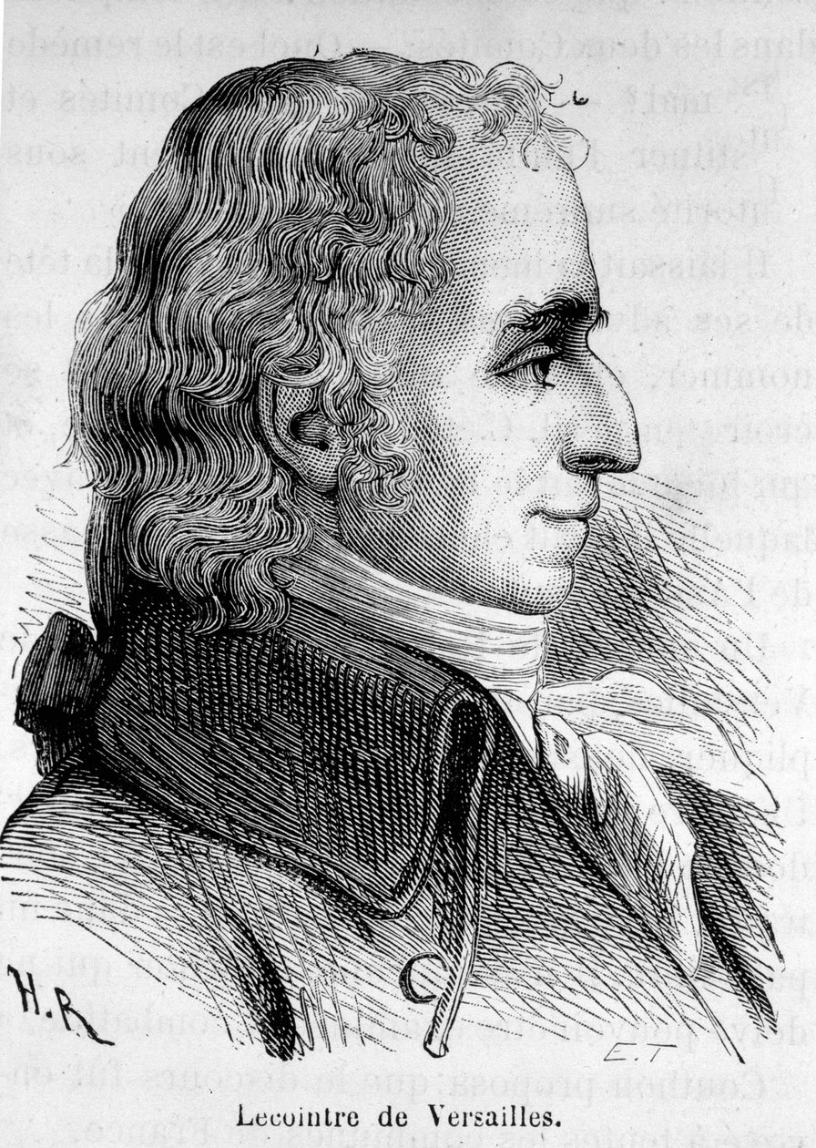Portræt af Laurent Lecointre dit Lecointre de Versailles (1742-1805), fransk politiker. af Unknown artist