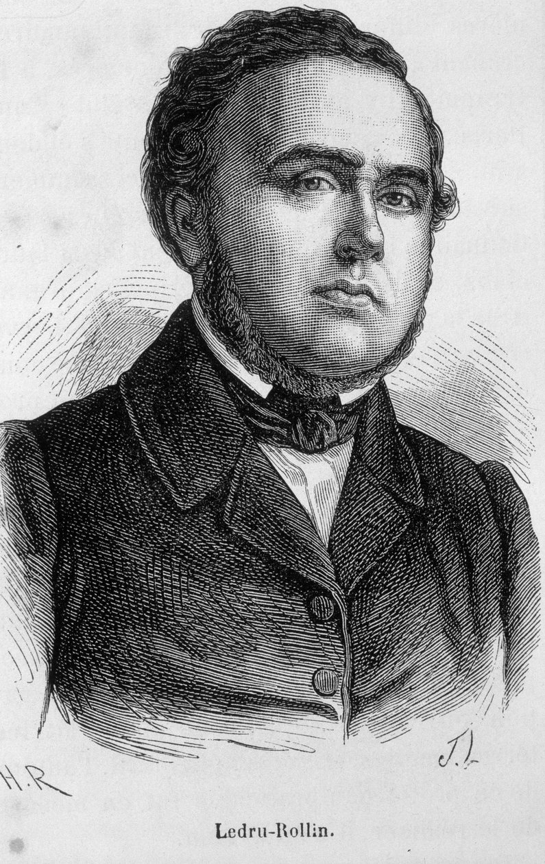 Portræt af Ledru Rollin (Ledru-Rollin), fransk politiker (1807 - 1874) af Unknown artist
