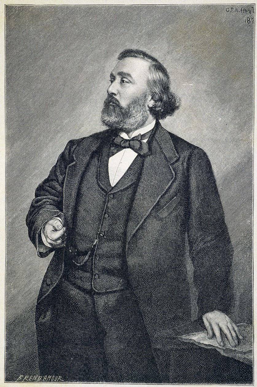 Portræt af Leon Gambetta af Unknown artist