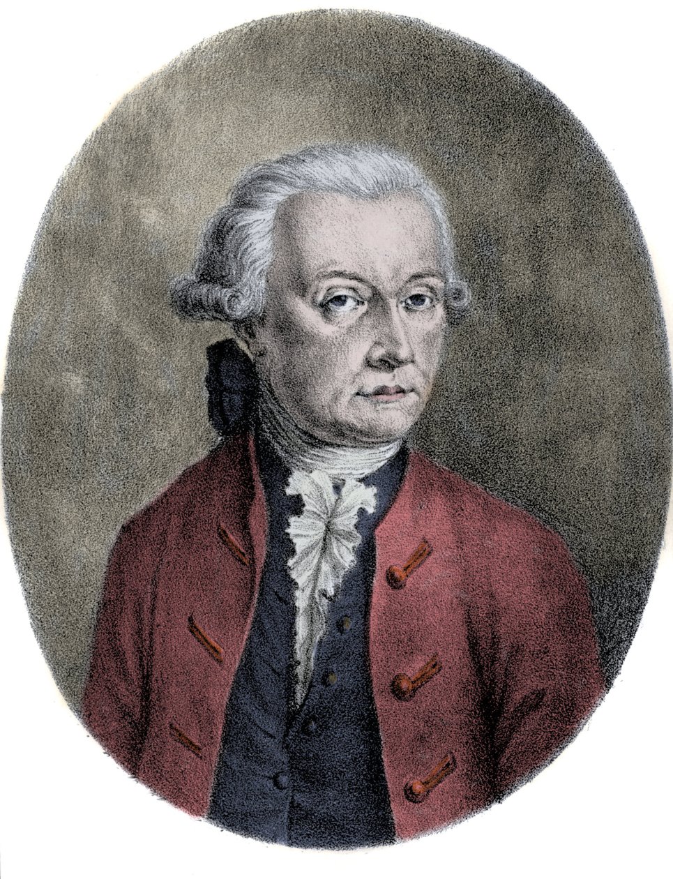 Portræt af Leopold Mozart (1719-1787), far til Wolfgang Amadeus Mozart (1756-1791). af Unknown artist