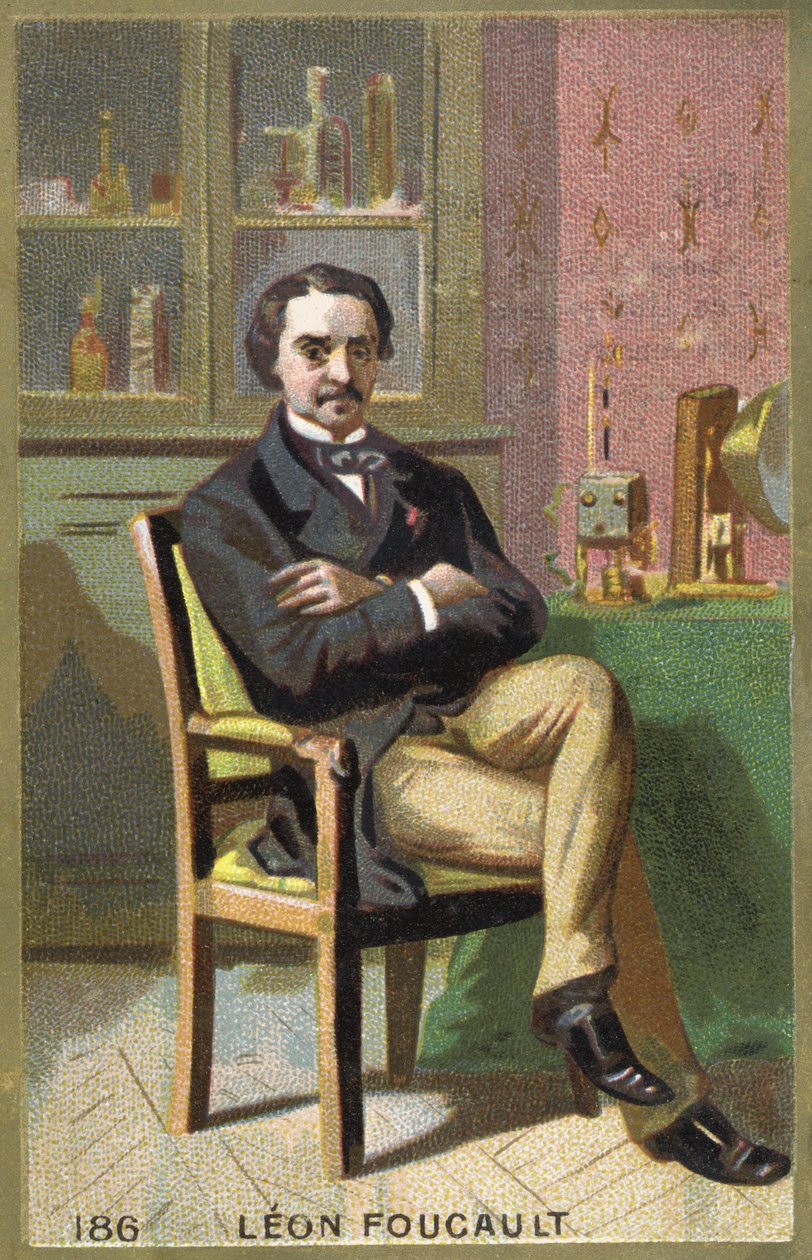Portræt af Léon Foucault (1819-1868), fransk fysiker. af Unknown artist