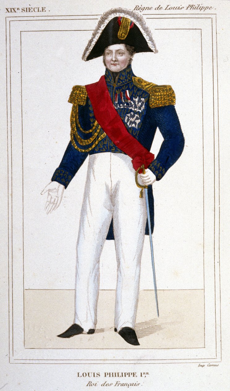 Portræt af Louis - Philip I (1773 - 1850), franskmændenes konge. af Unknown artist