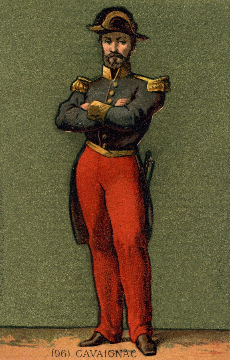 Portræt af Louis Eugène Cavaignac (1802 - 1857), fransk general og politiker. af Unknown artist