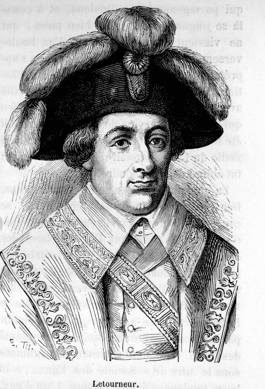 Portræt af Louis Francois Letourneur (1751-1817), fransk politiker. af Unknown artist