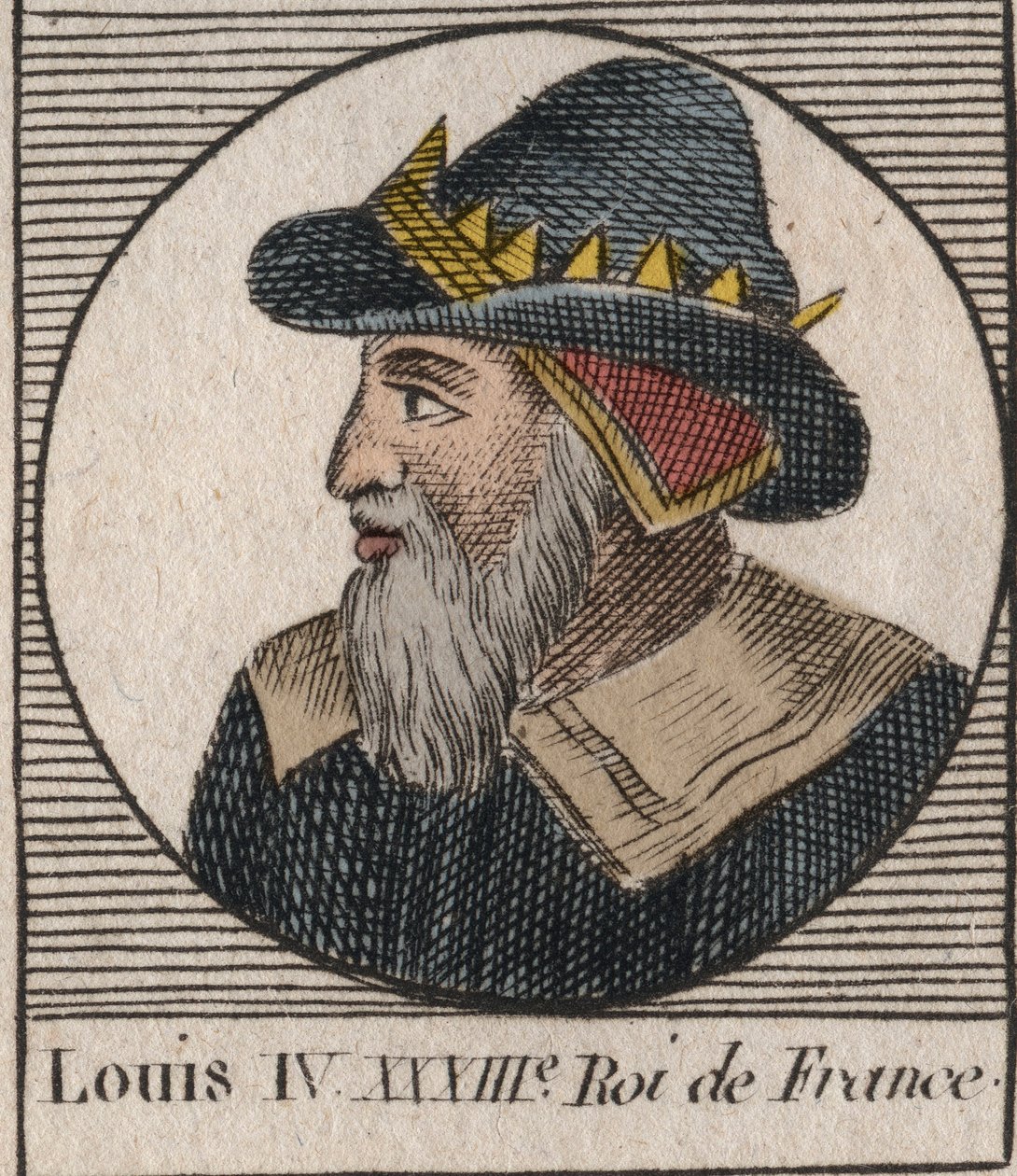 Portræt af Louis IV d