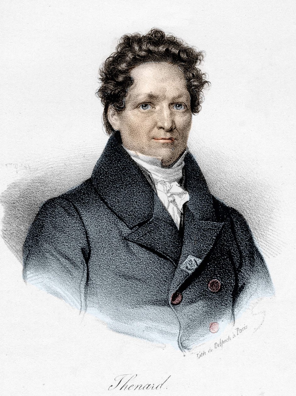 Portræt af Louis Jacques Thénard (1777 - 1857), fransk kemiker. af Unknown artist