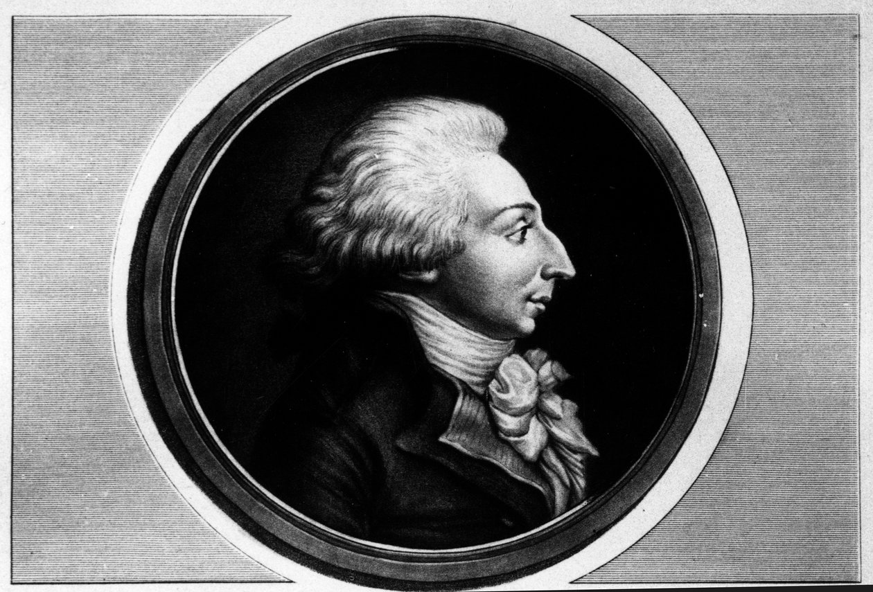 Portræt af Louis Michel Lepeletier, markis af Saint-Fargeau (Saint Fargeau), konventets stedfortræder (1760-1793). Indgravering i "" Komplet samling af historiske malerier fra den franske revolution, i tre bind.""" 1804. af Unknown artist