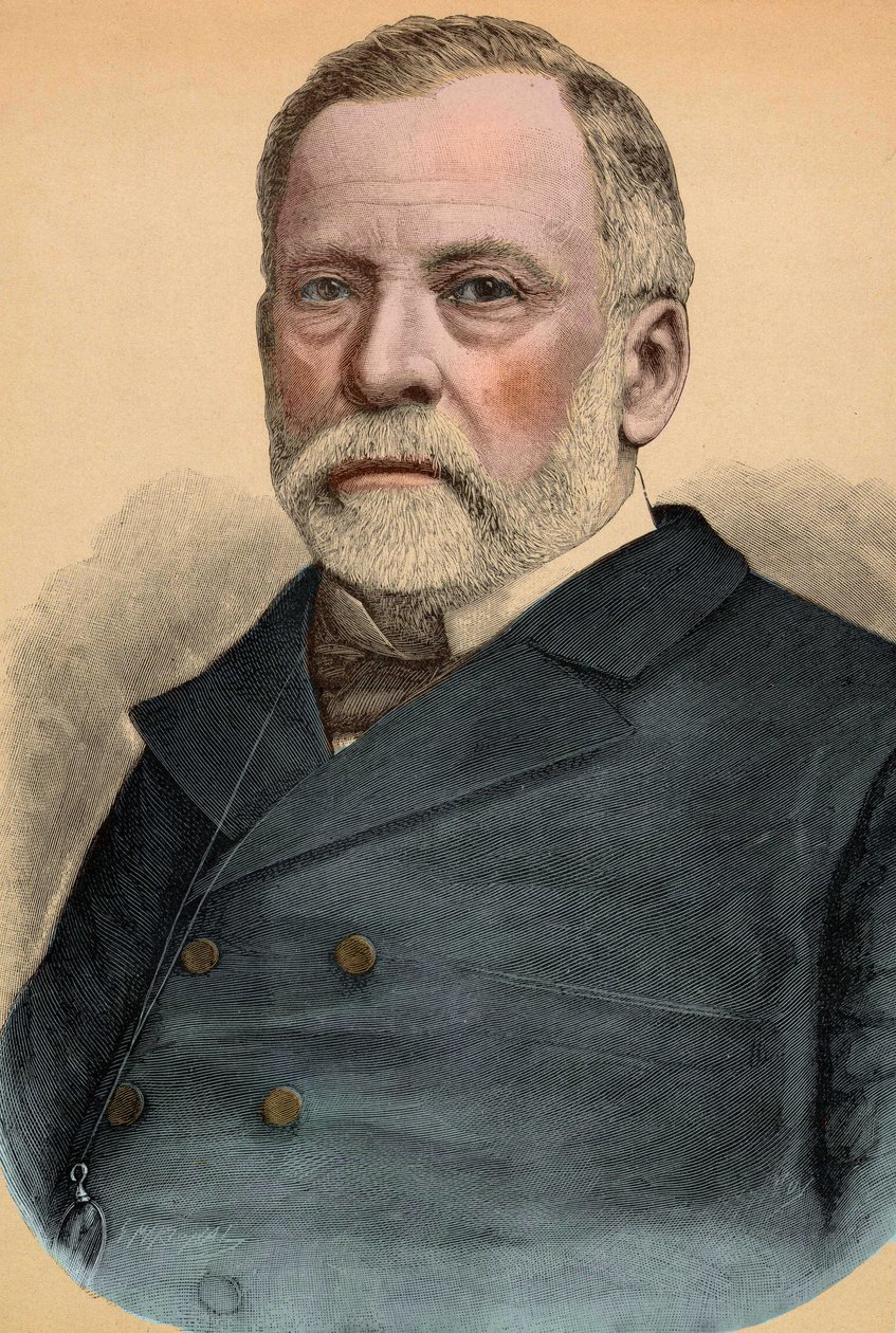 Portræt af Louis Pasteur (1822-1895), fransk kemiker og biolog. af Unknown artist