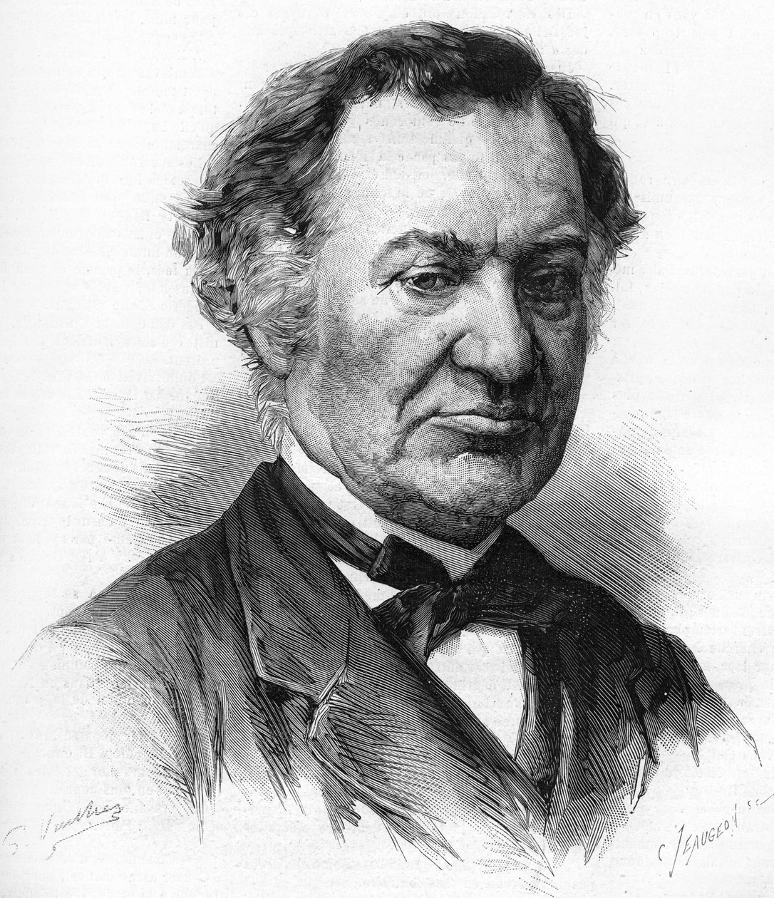 Portræt af Louis Veuillot (1813-1883), fransk journalist og forfatter. af Unknown artist