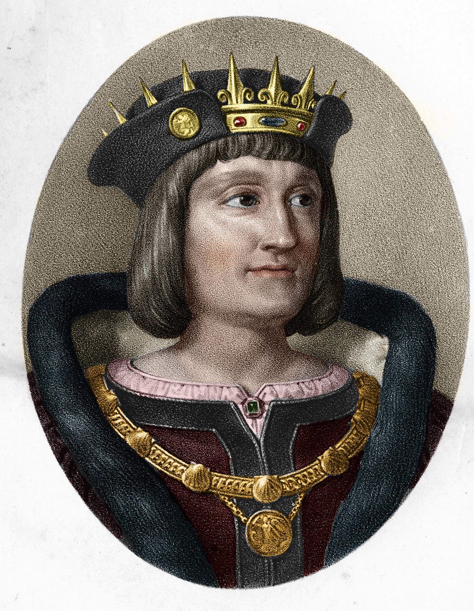 Portræt af Ludvig XII. Konge af Frankrig 1462-1515. af Unknown artist