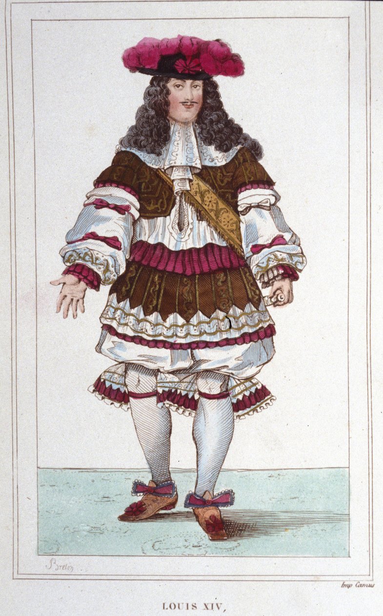 Portræt af Louis XIV (1638 - 1715), konge af Frankrig. af Unknown artist