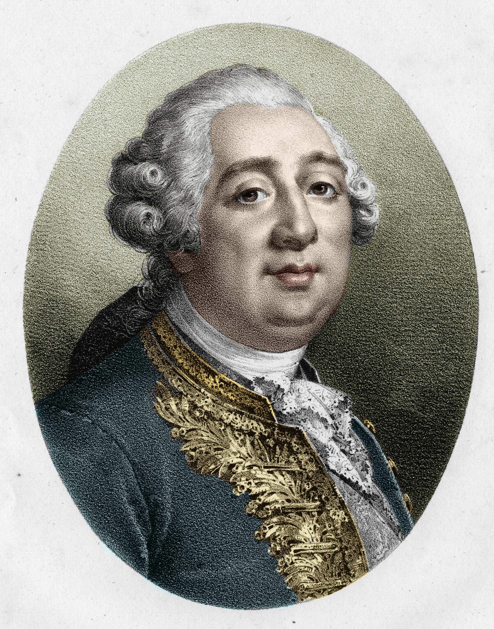 Portræt af Louis XVI (1754-1793), konge af Frankrig. af Unknown artist