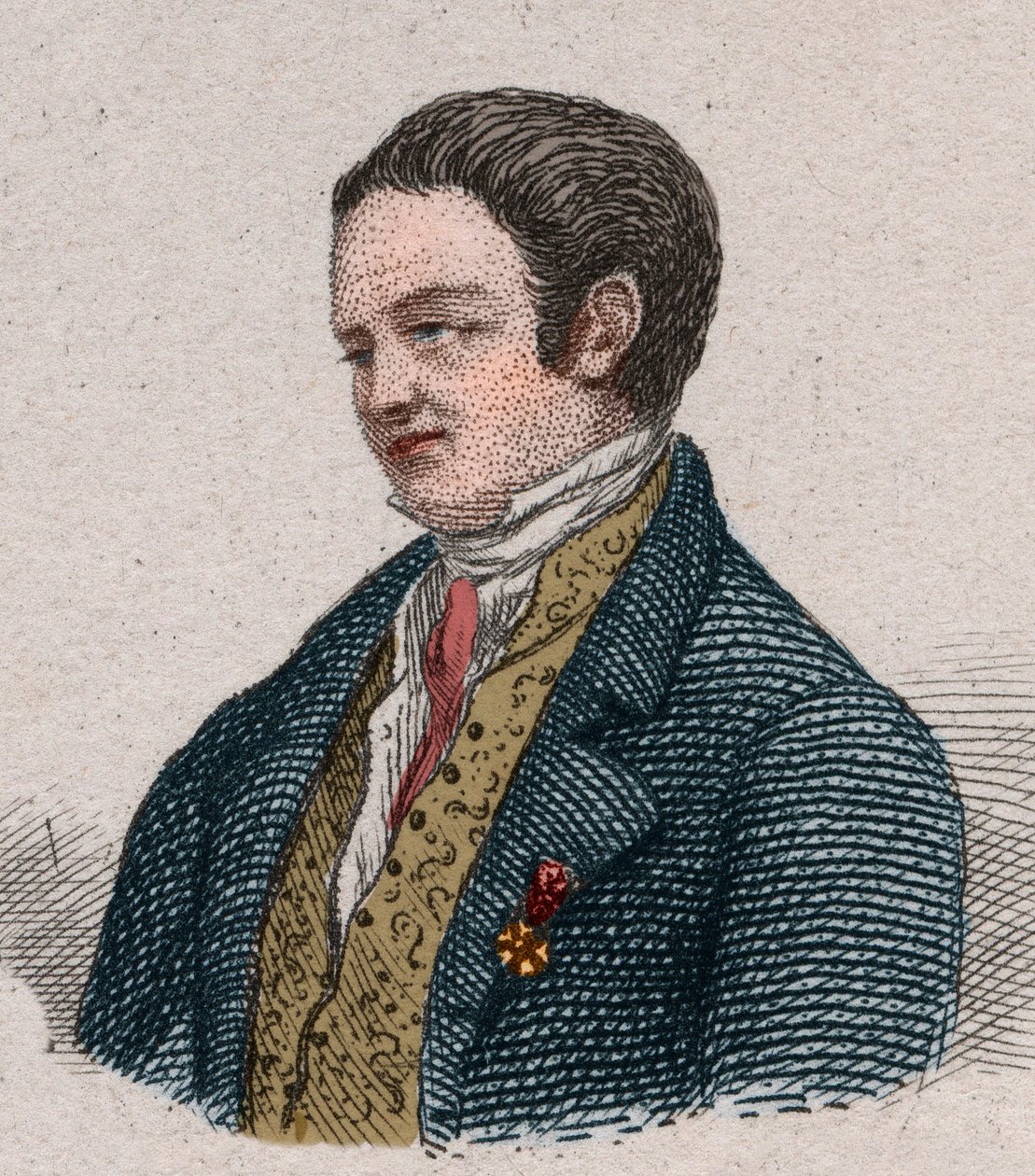 Portræt af Louis de Fontanes (1757-1821), fransk forfatter og politiker. af Unknown artist