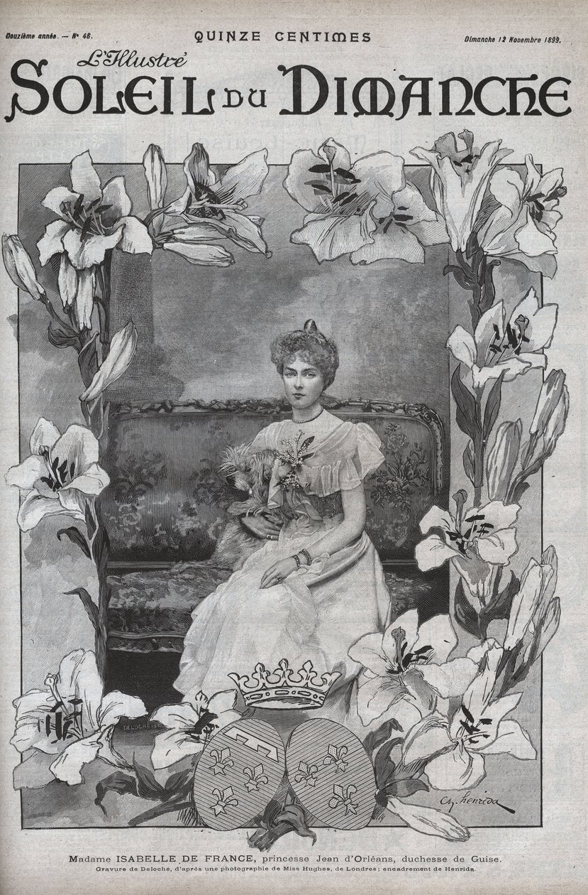 Portræt af Madame Isabelle af Frankrig (1878-1961), prinsesse Jean d