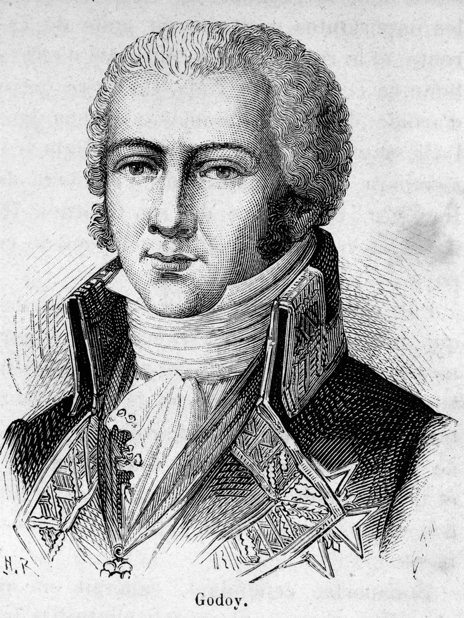 Portræt af Manuel de Godoy, hertug af Alcudia, prins af La Paz (1767-1851), spansk politiker. af Unknown artist