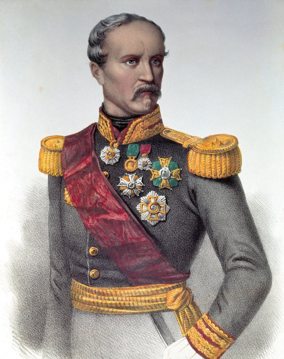 Portræt af Marechal Patrice de Mac Mahon (Mac-Mahon) (1808-1893) på tidspunktet for det italienske landskab af Unknown artist