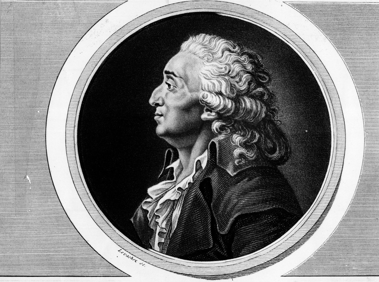 Portræt af Marie Jean Antoine Nicolas de Caritat, Marquis de Condorcet (1743-1793), deputeret ved Nationalkonventet og filosof. Indgravering i "" Komplet samling af historiske malerier fra den franske revolution, i tre bind.""" 1804. af Unknown artist