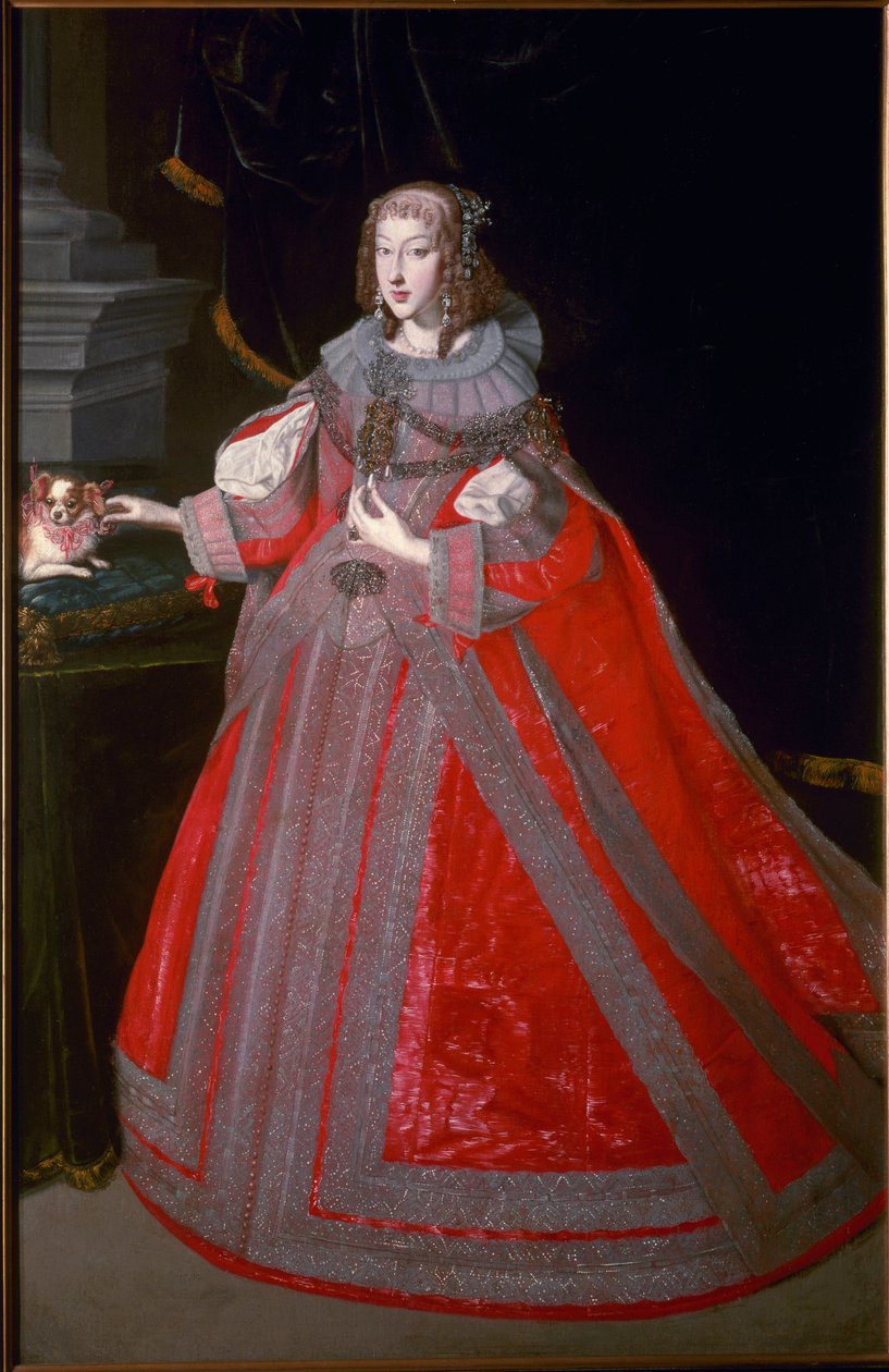 Portræt af Marie Leopoldine af Østrig af Unknown artist