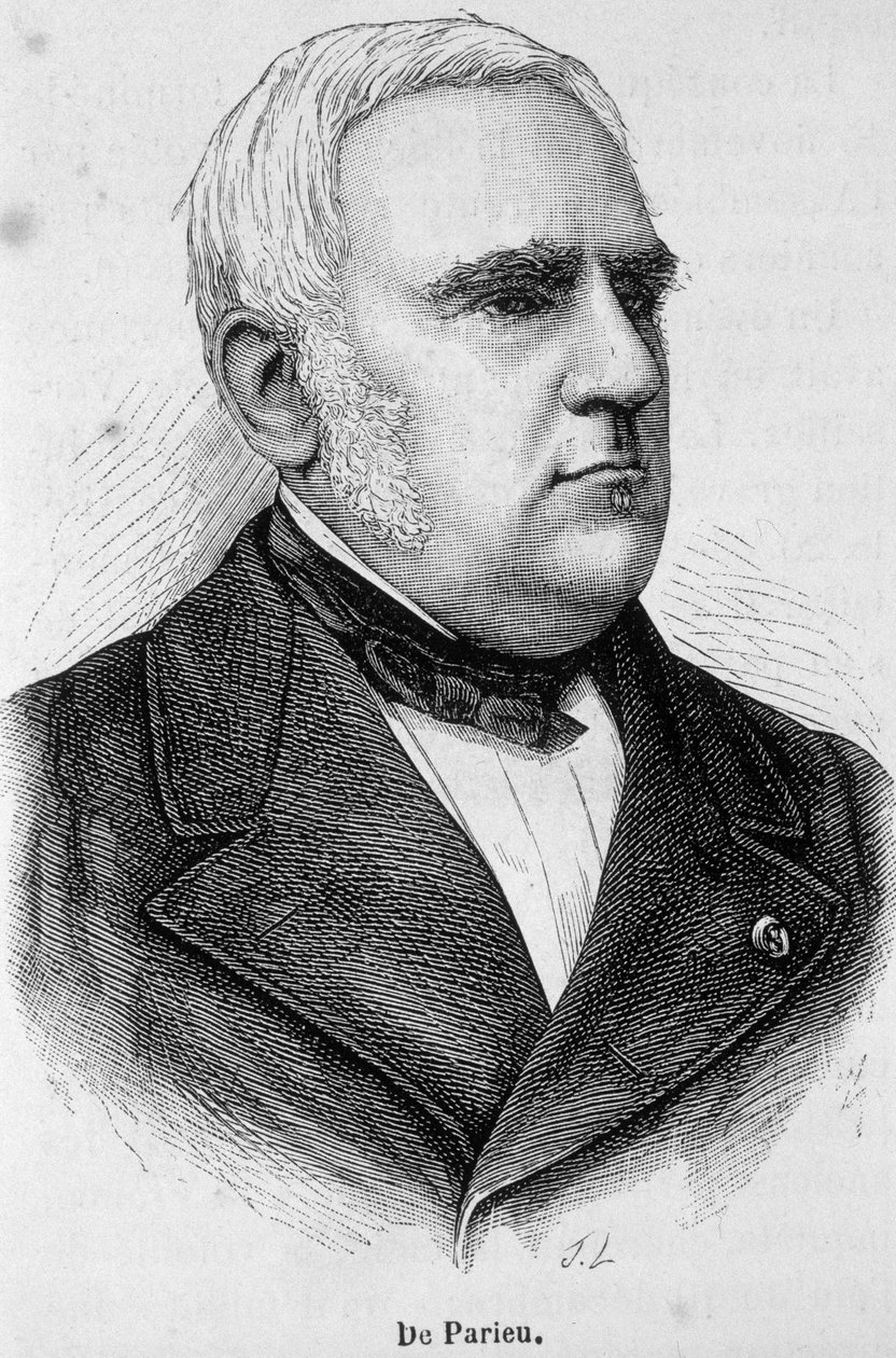 Portræt af Marie Louis Esquirou de Parieu, fransk politiker (1815 - 1893) af Unknown artist