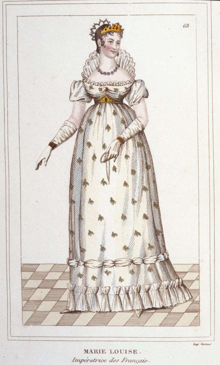 Portræt af Marie Louise af Habsburg Lorraine. Kejserinde af franskmændene (Wien af Unknown artist