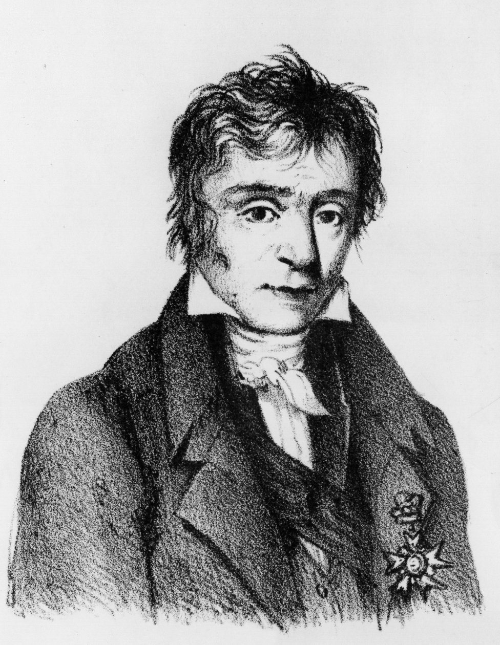Portræt af Marie Riche, Baron de Prony (1755-1839), fransk ingeniør. af Unknown artist