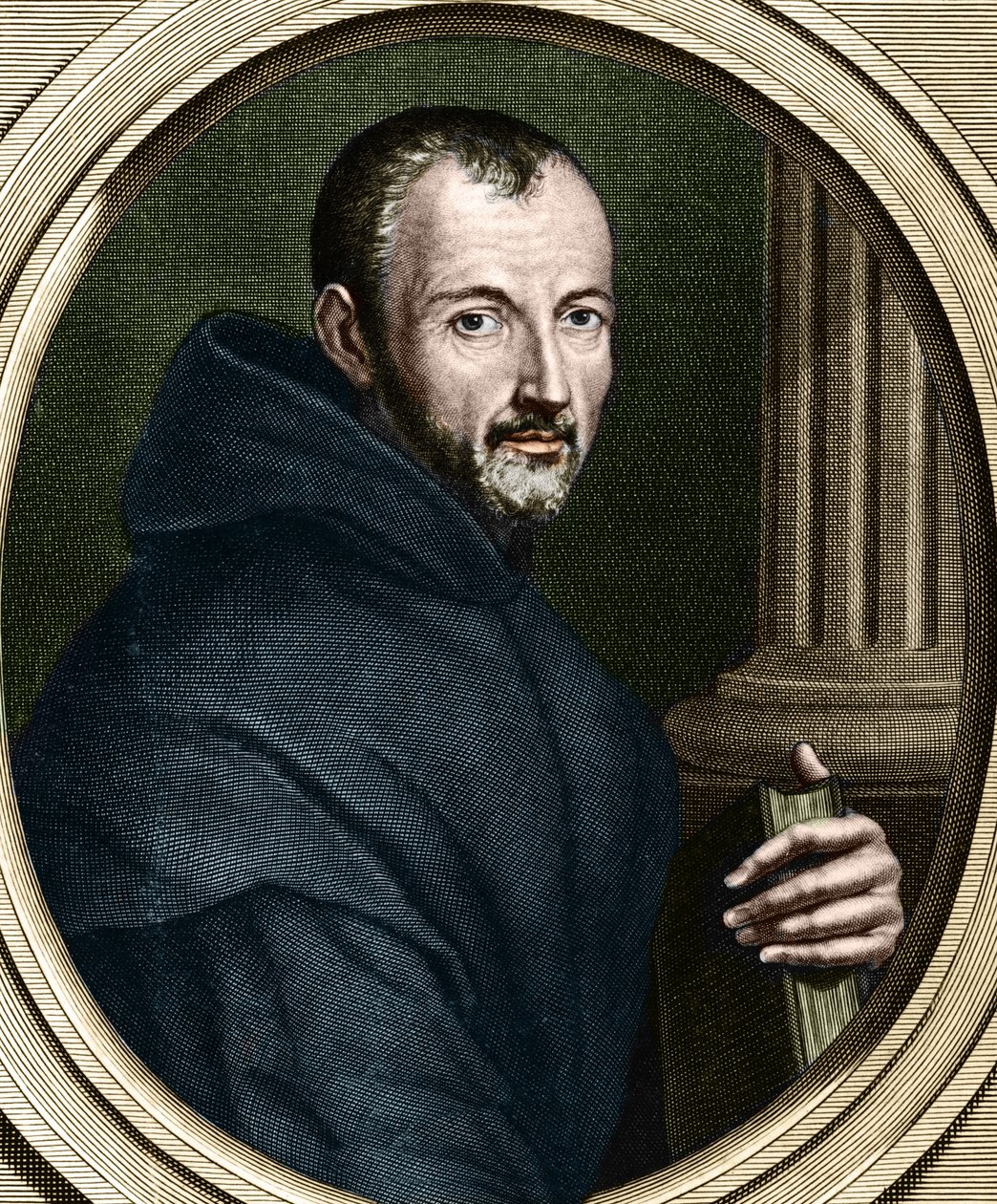 Portræt af Marin Mersenne (1588 - 1648), af Order of Minimal Fathers af Unknown artist
