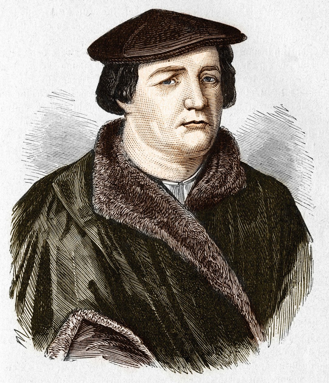 Portræt af Martin Luther, tysk protestantisk teolog og reformator. af Unknown artist