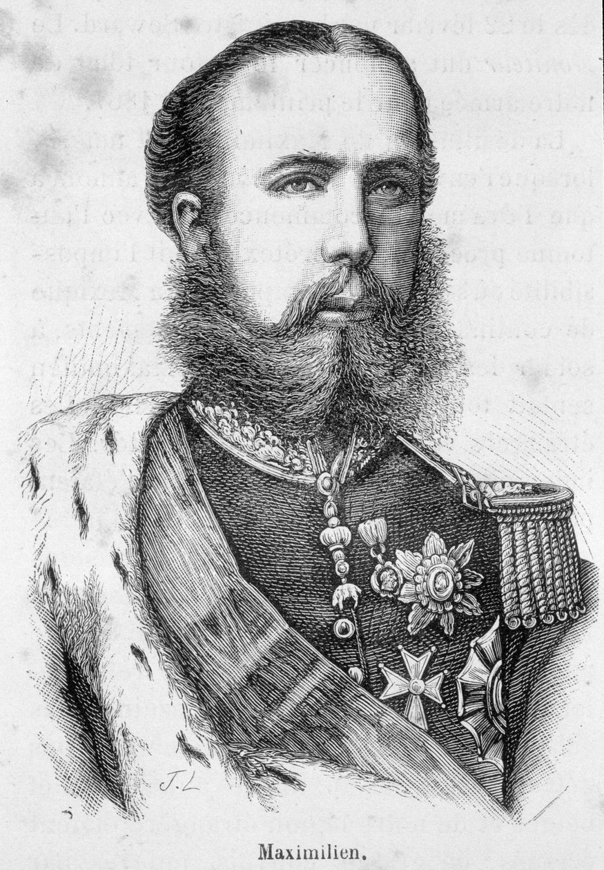 Portræt af Maximilian I af Mexico eller Ferdinand Maximilian Joseph, kejserprins og ærkehertug af Østrig, kongelig prins af Ungarn og Boheme (1832-1867) af Unknown artist