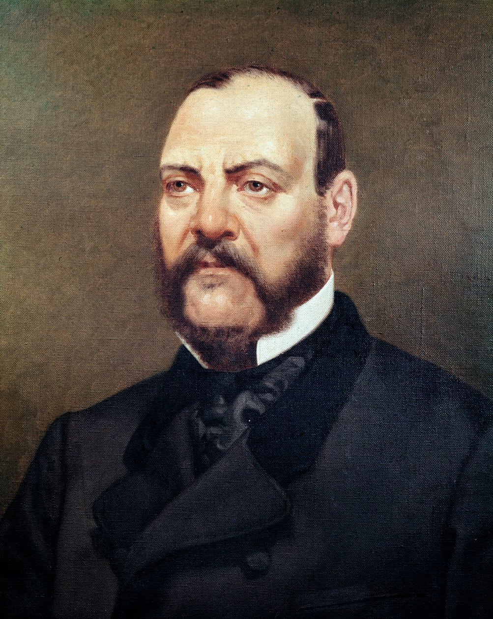 Portræt af den mexicanske politiker Ignacio Comonfort (1812-1863) Anonymt maleri - Mexico City fra det 19. århundrede, Nationalhistorisk Museum, Chateau de Chapultepec af Unknown artist