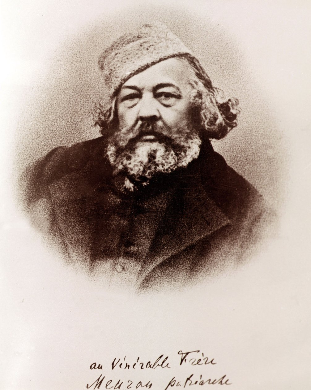 Portræt af Mikhail Bakunin (1814 - 1876). 19. århundrede. af Unknown artist