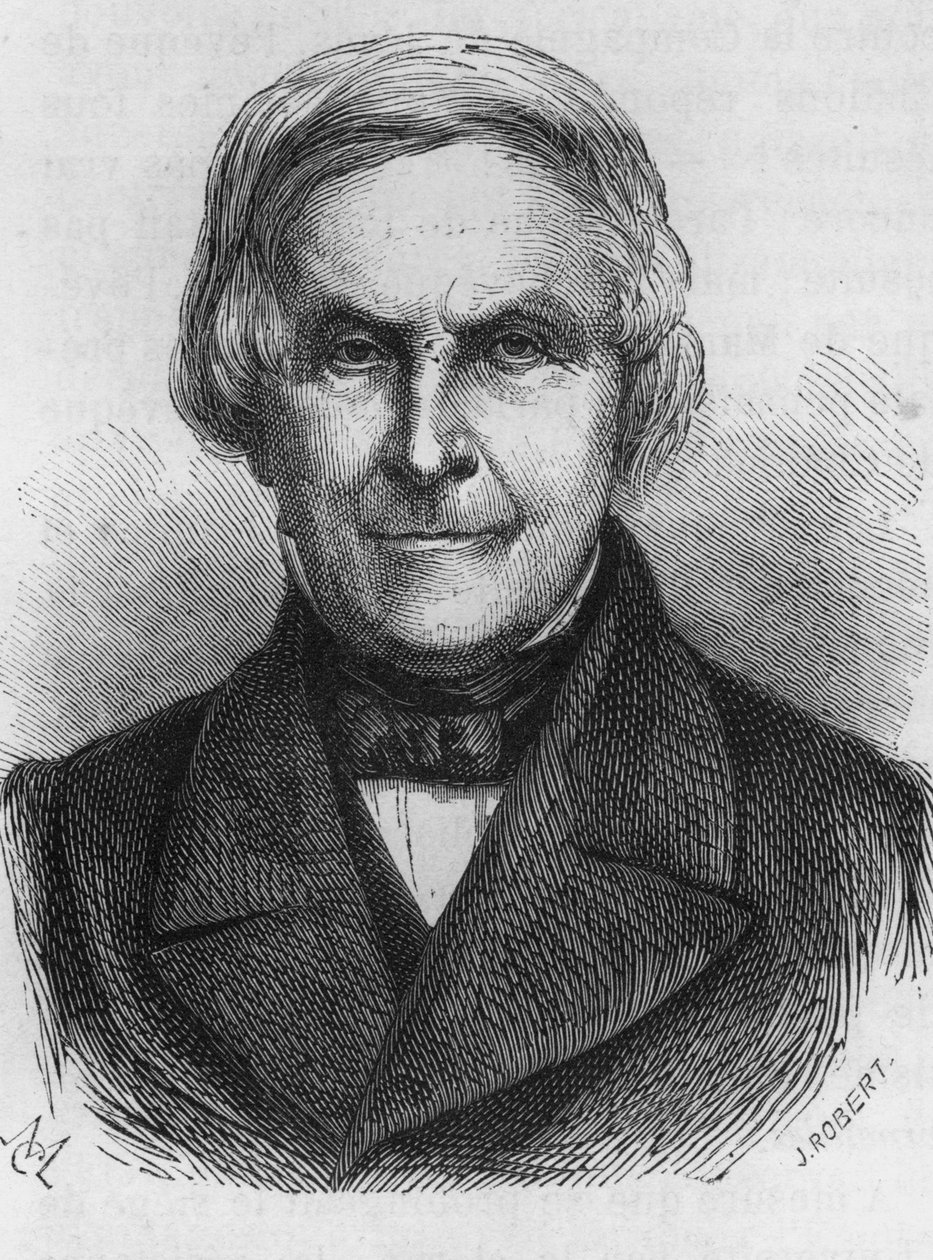 Portræt af Michelet, fransk historiker og forfatter (1798 - 1874) af Unknown artist