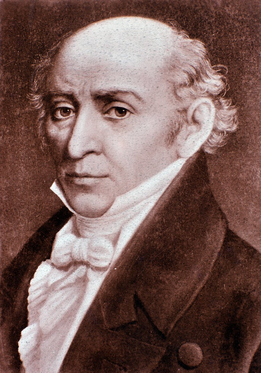 Portræt af Muzio Clementi (1752-1832) italiensk komponist fra det 19. århundrede. Milano, konservatoriets bibliotek af Unknown artist