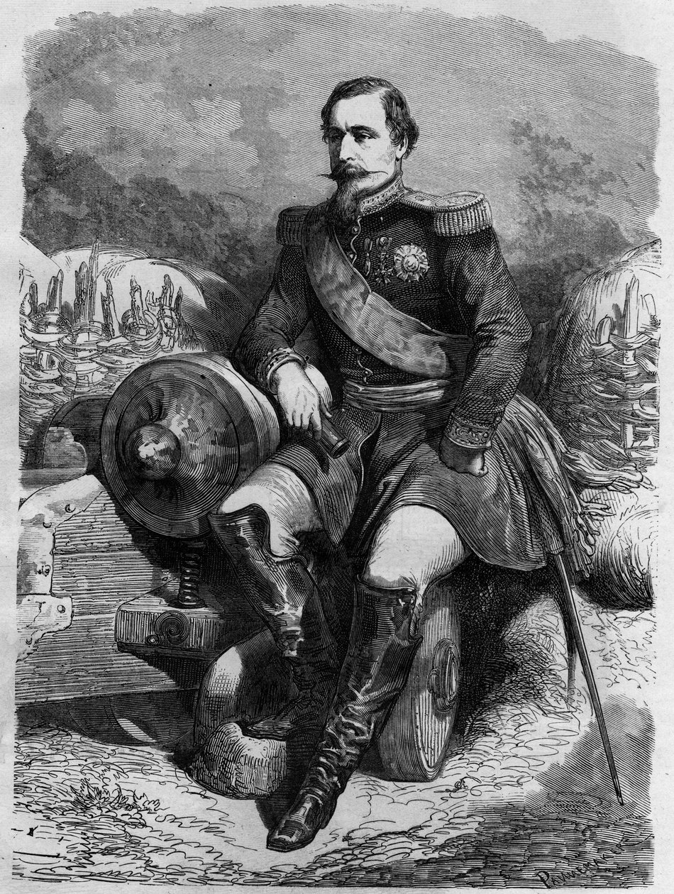 Portræt af Napoleon III (1808-1873), franskmændenes kejser. af Unknown artist