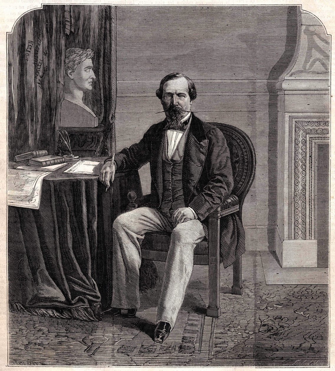 Portræt af Napoleon III (1808 - 1873) af Unknown artist