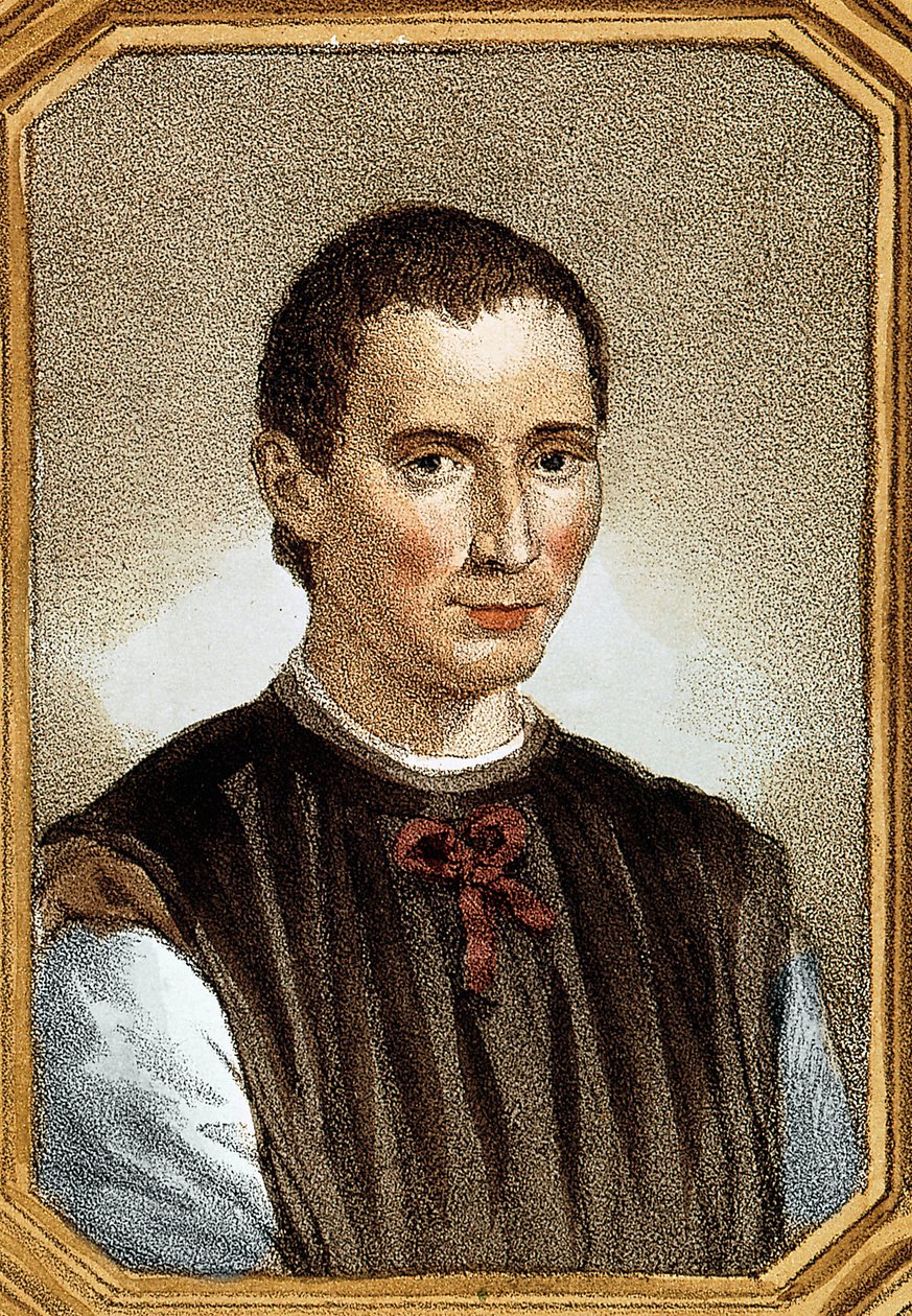 Portræt af Niccolo af Bernardo dei Machiavelli (Nicolas Machiavel af Unknown artist