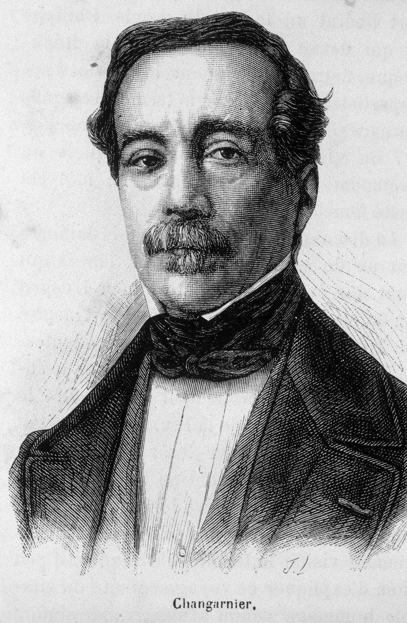 Portræt af Nicolas Changarnier, fransk general (1793 - 1877) af Unknown artist