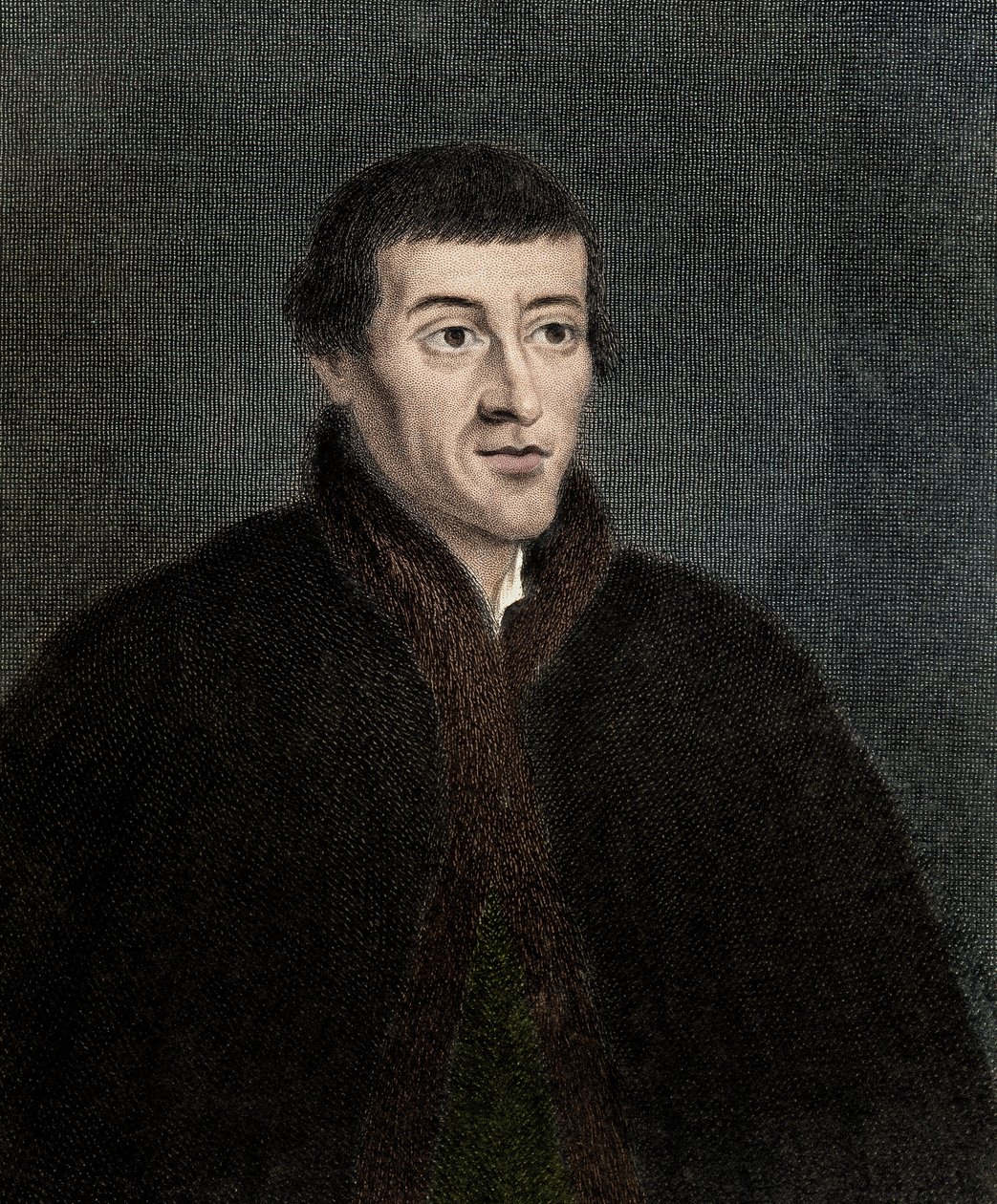 Portræt af Nicolas Copernicus ((Nicolaus Copernicus af Unknown artist