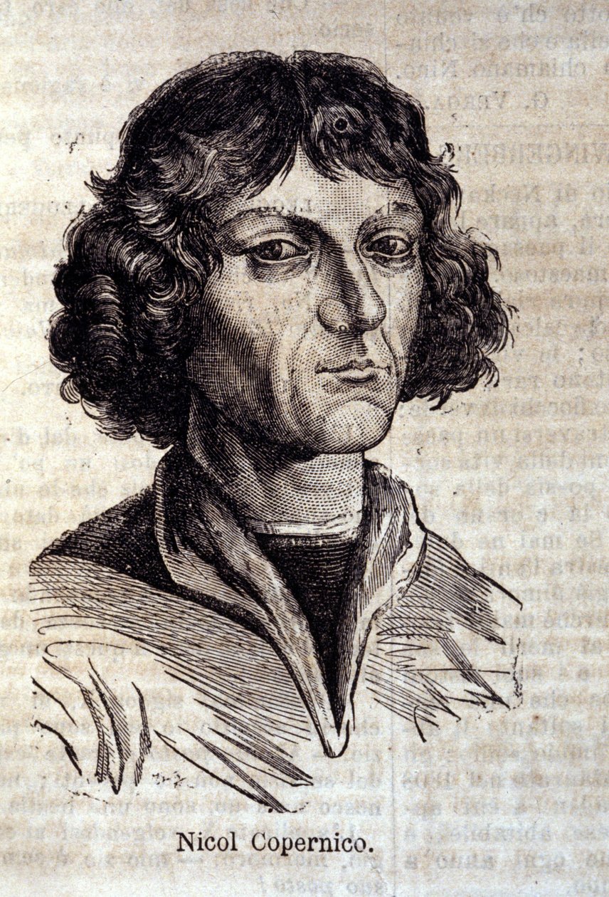 Portræt af Nicolas Copernicus (Nicolaus Copernicus af Unknown artist