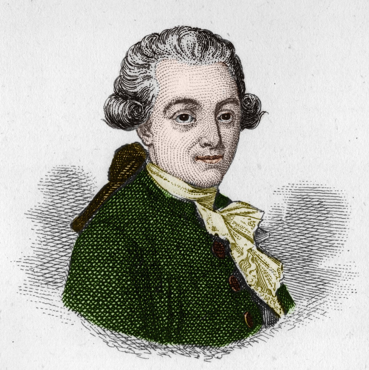 Portræt af Nicolas Joseph Florent Gilbert af Unknown artist