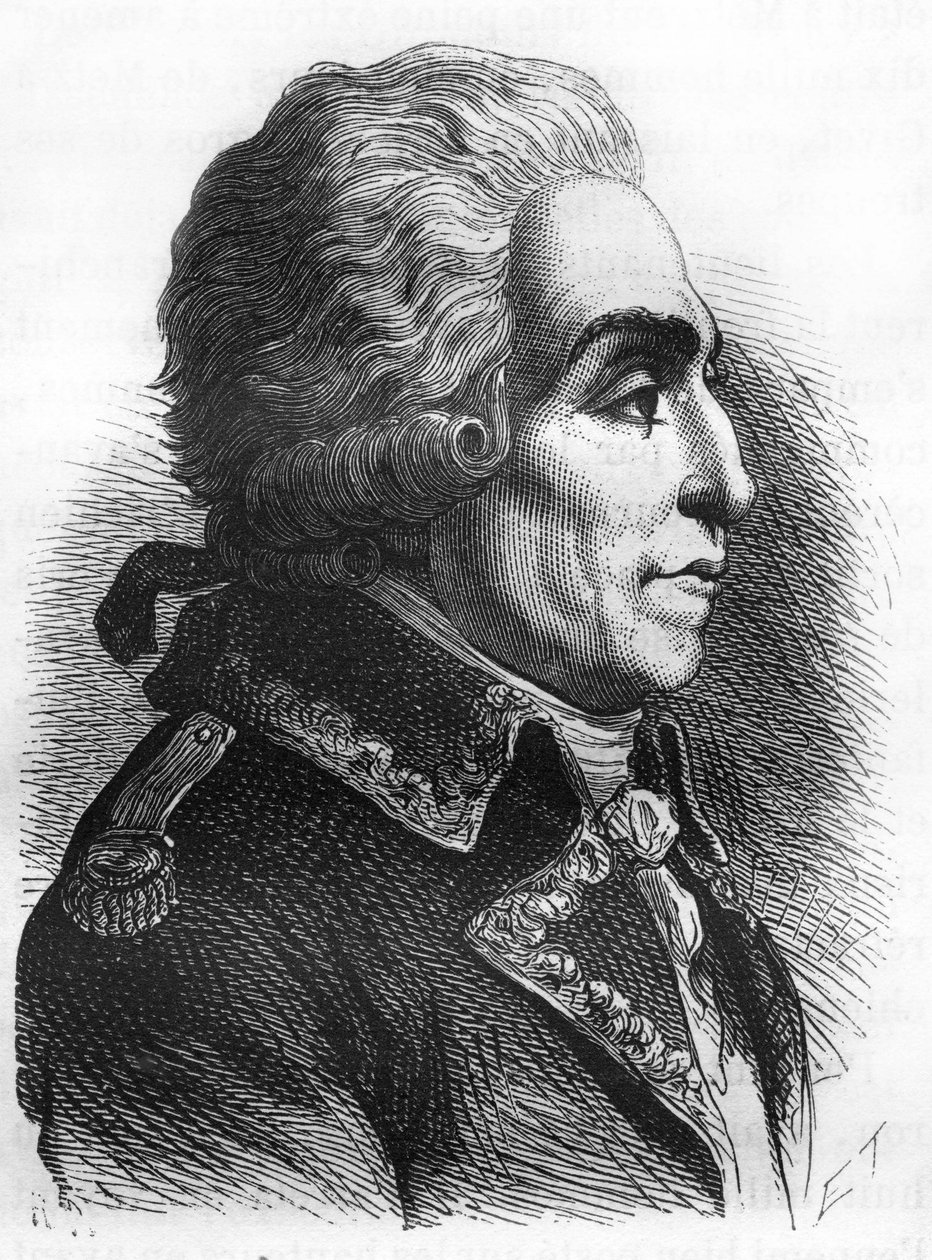 Portræt af Nicolas Luckner (1722-1794) marskal af Frankrig. af Unknown artist