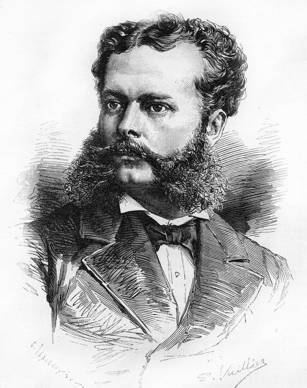 Portræt af Nicolas de Pierola, præsident for Republikken Peru fra 1895 til 1899. af Unknown artist