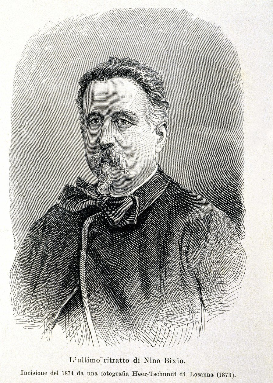 Portræt af Nino Bixio (1821-1873), italiensk politiker af Unknown artist