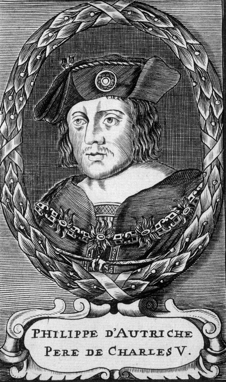 Portræt af Filip af Østrig, far til Karl V - n.d. af Unknown artist