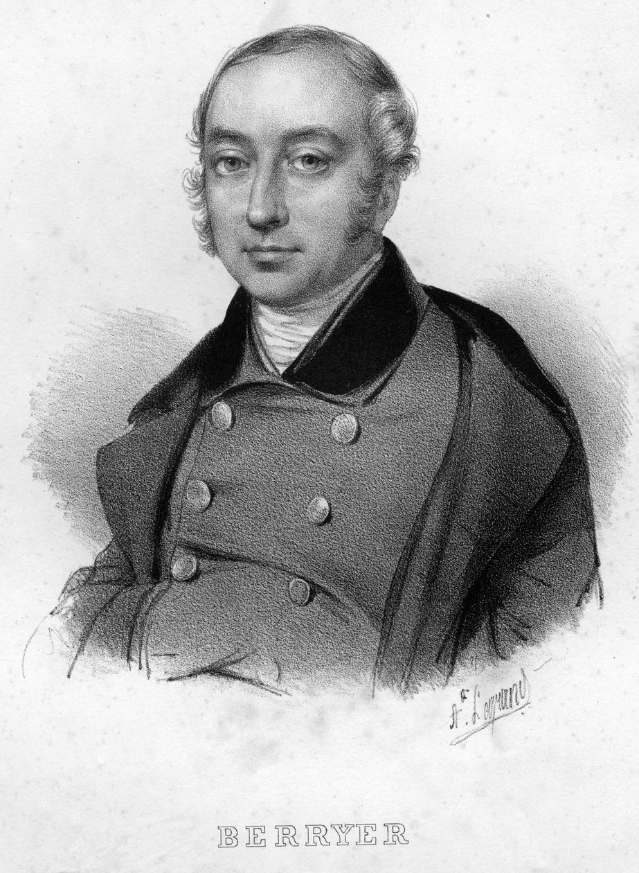 Portræt af Pierre Antoine (Pierre-Antoine) Berryer (1790-1868) (Berryer fils), fransk advokat og politiker af Unknown artist