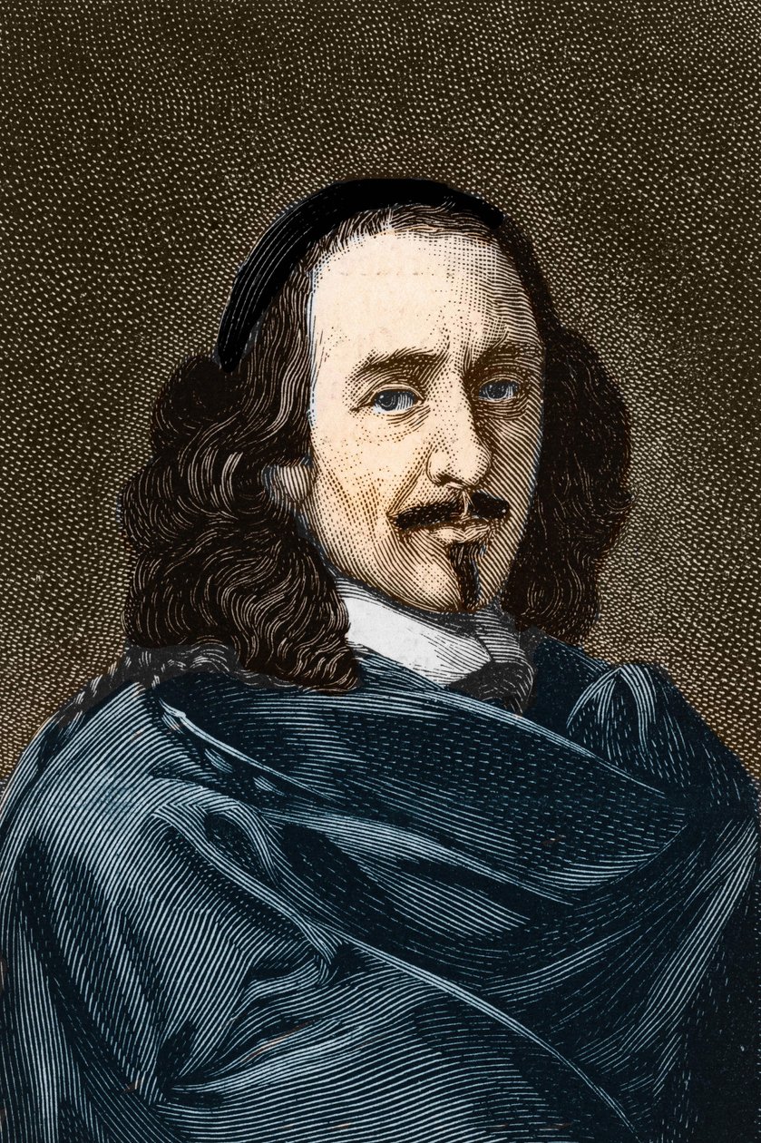 Portræt af Pierre Corneille (1606 - 1684), fransk dramatisk digter. af Unknown artist