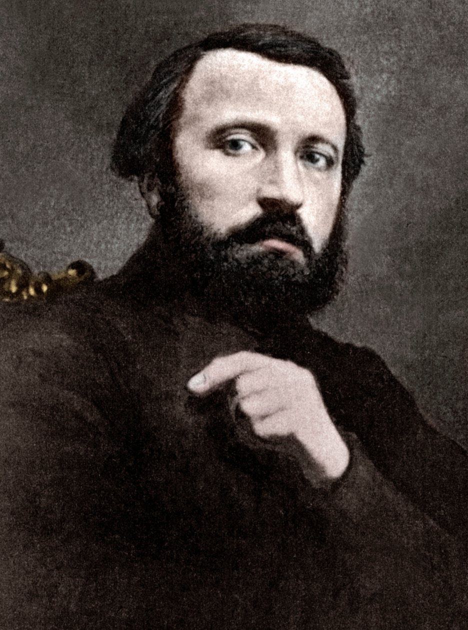 Portræt af Pierre Larousse (1817-1875) af Unknown artist