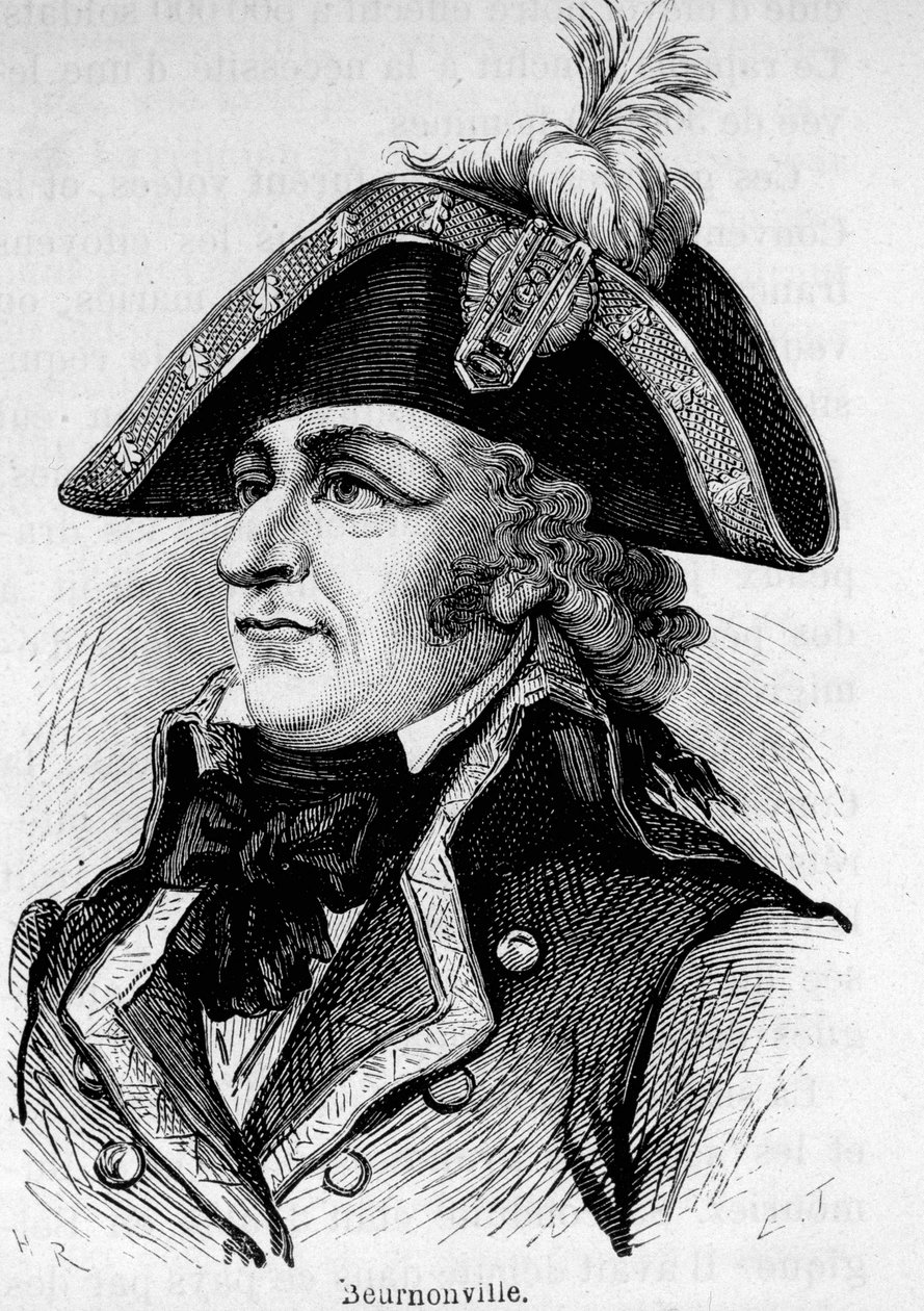 Portræt af Pierre Riel, greve derefter Marquis de Beurnonville, marechal af Frankrig (1752-1821). af Unknown artist