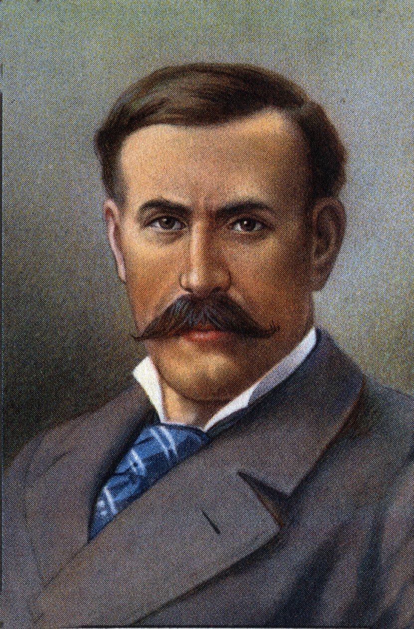 Portræt af Pierre Savorgnan af Brazza, fransk opdagelsesrejsende. af Unknown Artist