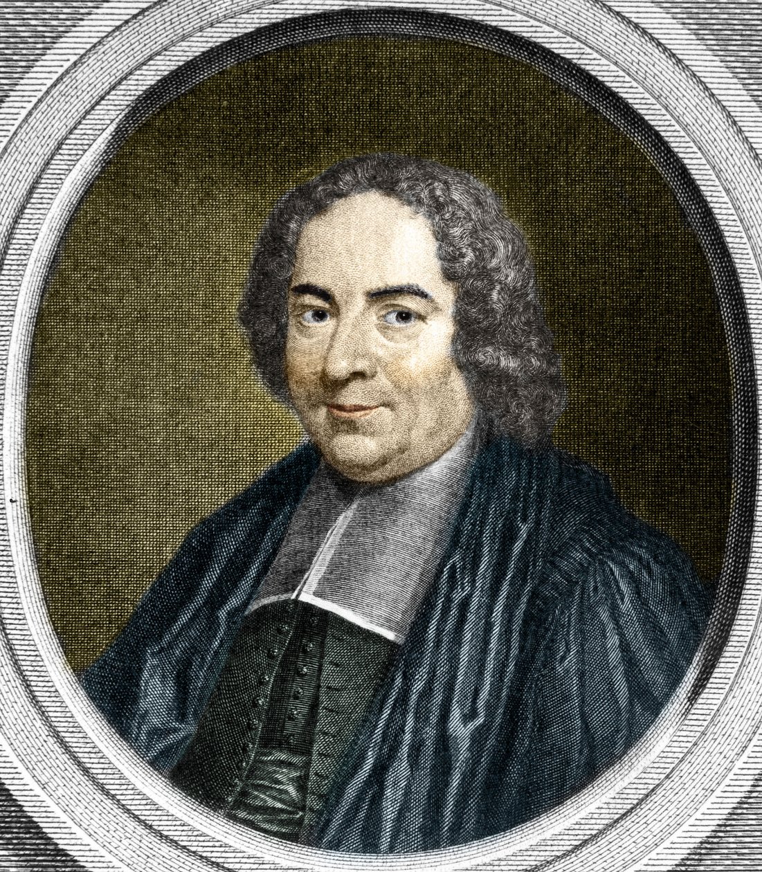 Portræt af Pierre Varignon (1654-1722). Fransk geometri. af Unknown artist