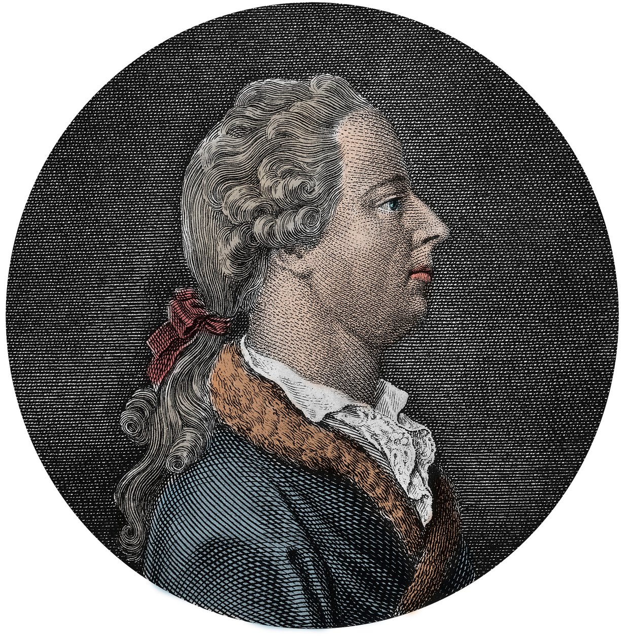 Portræt af Pietro Verri (1728-1797), italiensk økonom - Portræt af forfatteren, filosoffen og økonomen Pietro Verri (1728-1797) Gravering af Unknown artist